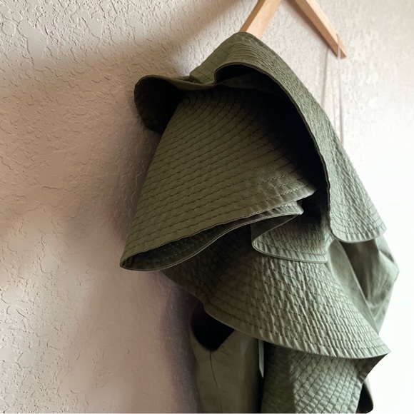 NWT Johanna Ortiz It's Never Too Late One Shoulder Midi Dress in Green Size 2 - Picture 9 of 15